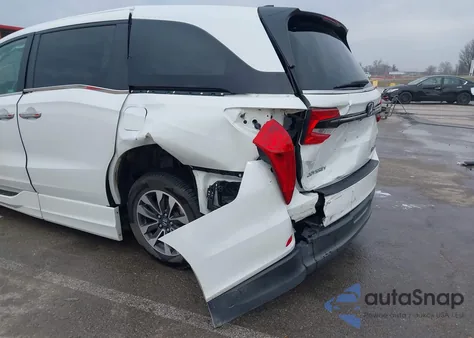 2022 Honda Odyssey Ex-L z USA, uszkodzony, nr VIN 5FNRL6H77NB033105